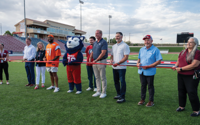 THUNDERBOWL TURF RIBBON CUTTING